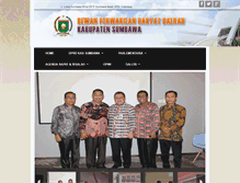 Tablet Screenshot of dprd-sumbawakab.go.id